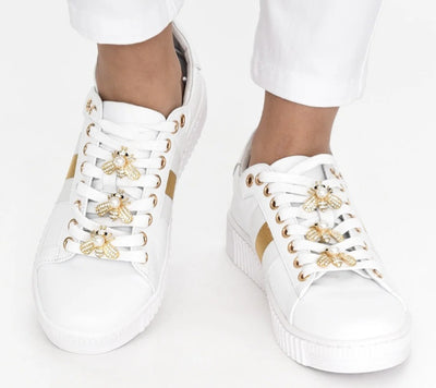Hinako Bee Sneaker White 