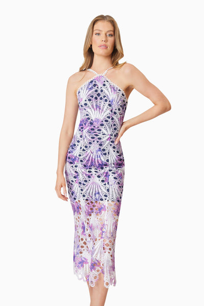 Kaitlyn Midi Dress Purple - Elliatt