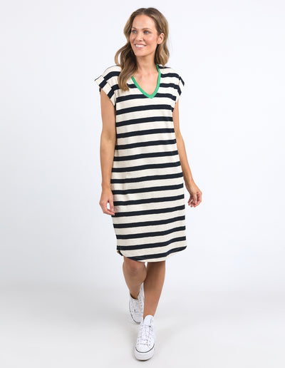 Elm Sunny Tee Stripe Dress - Shop at Binny Bowe Boutique 