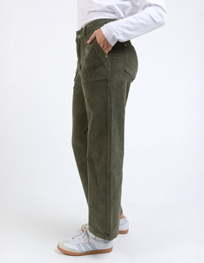 Cassie Cord Pants in Clover from Elm Lifestyle. 