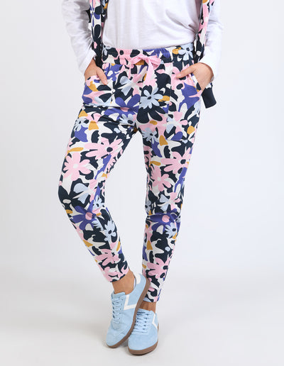Elm Lifestyle Quincy Lounge Pants Multi Flower Print. 