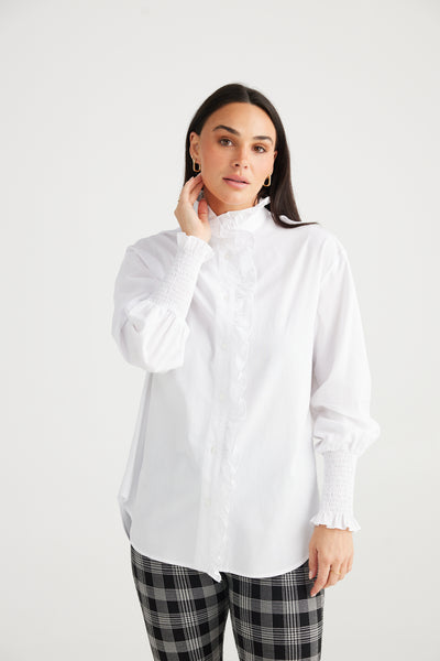 Countess Shirt in white from Brave + True