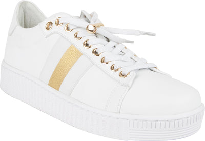 Bonnie Sneakers White / Gold from Hinako