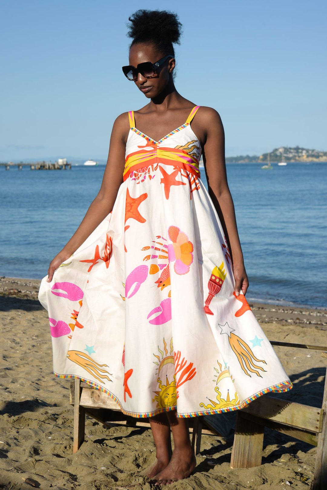 Curate by Trelise Cooper Good Day Sunshine Dress White Sun – Binny