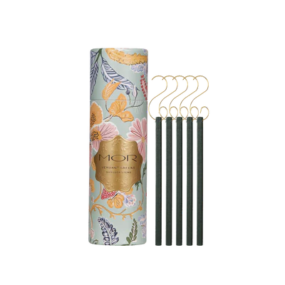 MOR Verdant Greens Dry Diffuser set with floral tube and diffuser stems