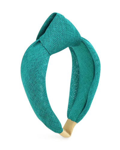 Axessi Exaggerated Knot Headband Teal