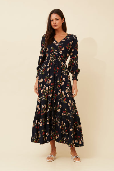 Sienna Midnight Maxi Length Dress