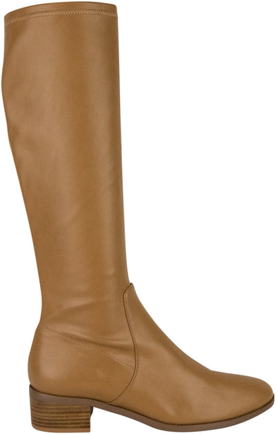 Johanna Leather Knee High Boots in tan from Isabella