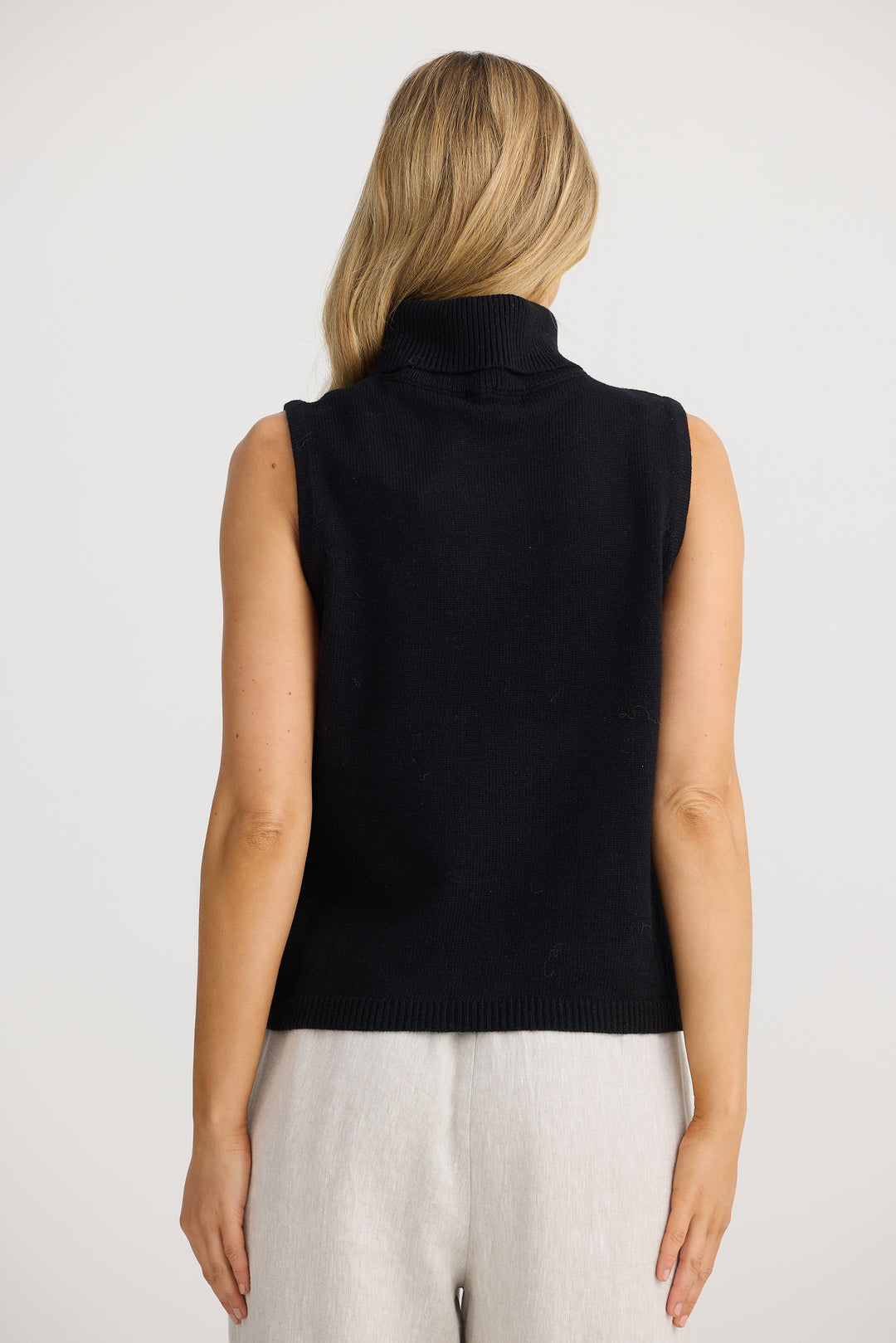 Lawrence Sleeveless Knit Top | Oatmeal Lawrence Sleeveless Knit Top | Oatmeal