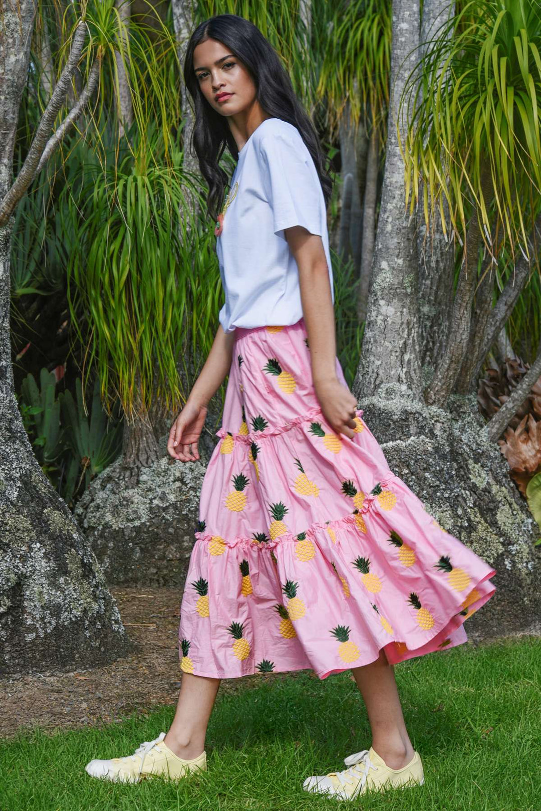 Coop by Trelise Cooper Pineapple Paradise Skirt Pink – Binny Bowe