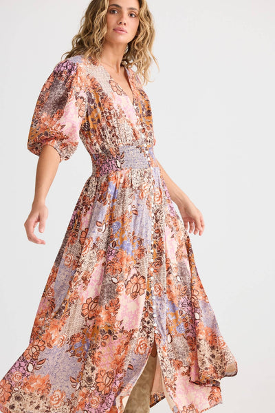 Halo Dress Dream Weaver by Talisman – Side View with flowing silhouette