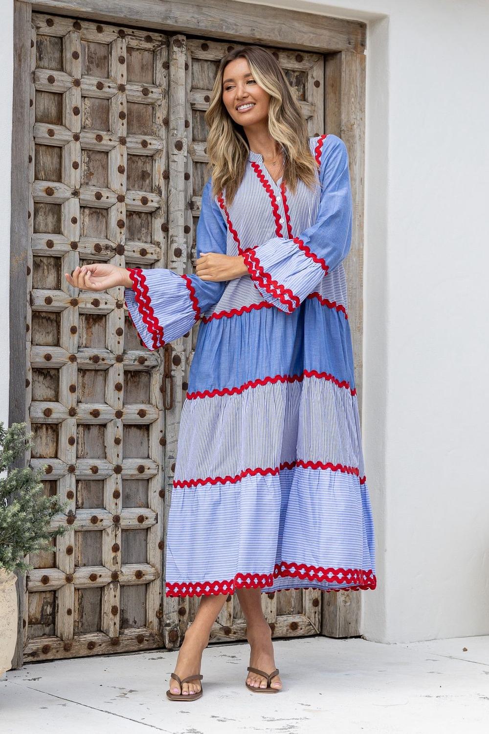 slim fit dress slacks The Gypsy Queen Maxi Dress main image 1