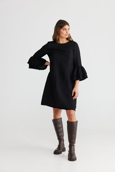 Shanty Momo Black Dress